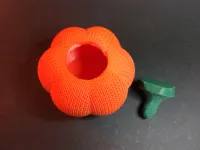 KNITTED / CROCHET PUMPKIN JACK-0-LANTERN-2
