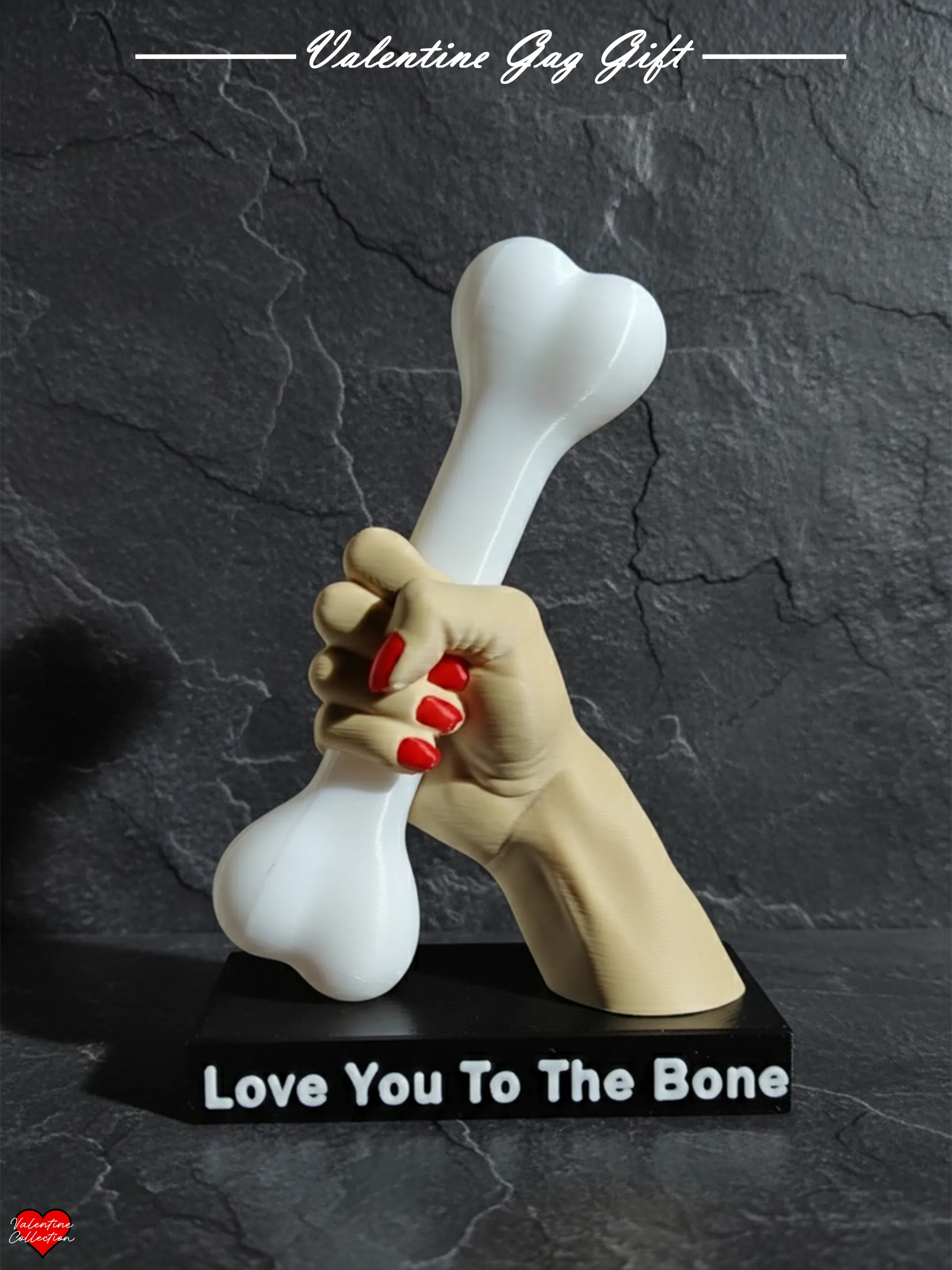 Lover Gag Gift - Love You to the Bone-0
