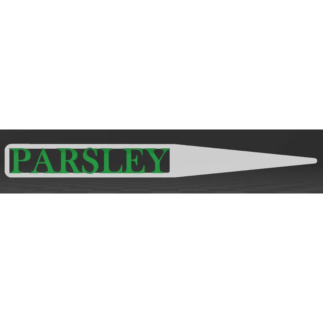 Parsley Plant Marker – 3D Printable