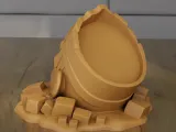 Broken King Statue 3D Print STL Model-4