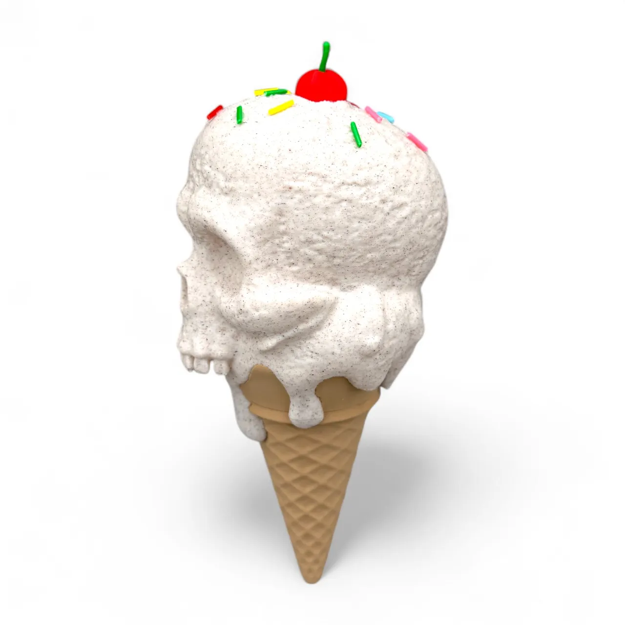 I Scream Skull Ice Cream Cone – Cosplay Prop / Fun Display