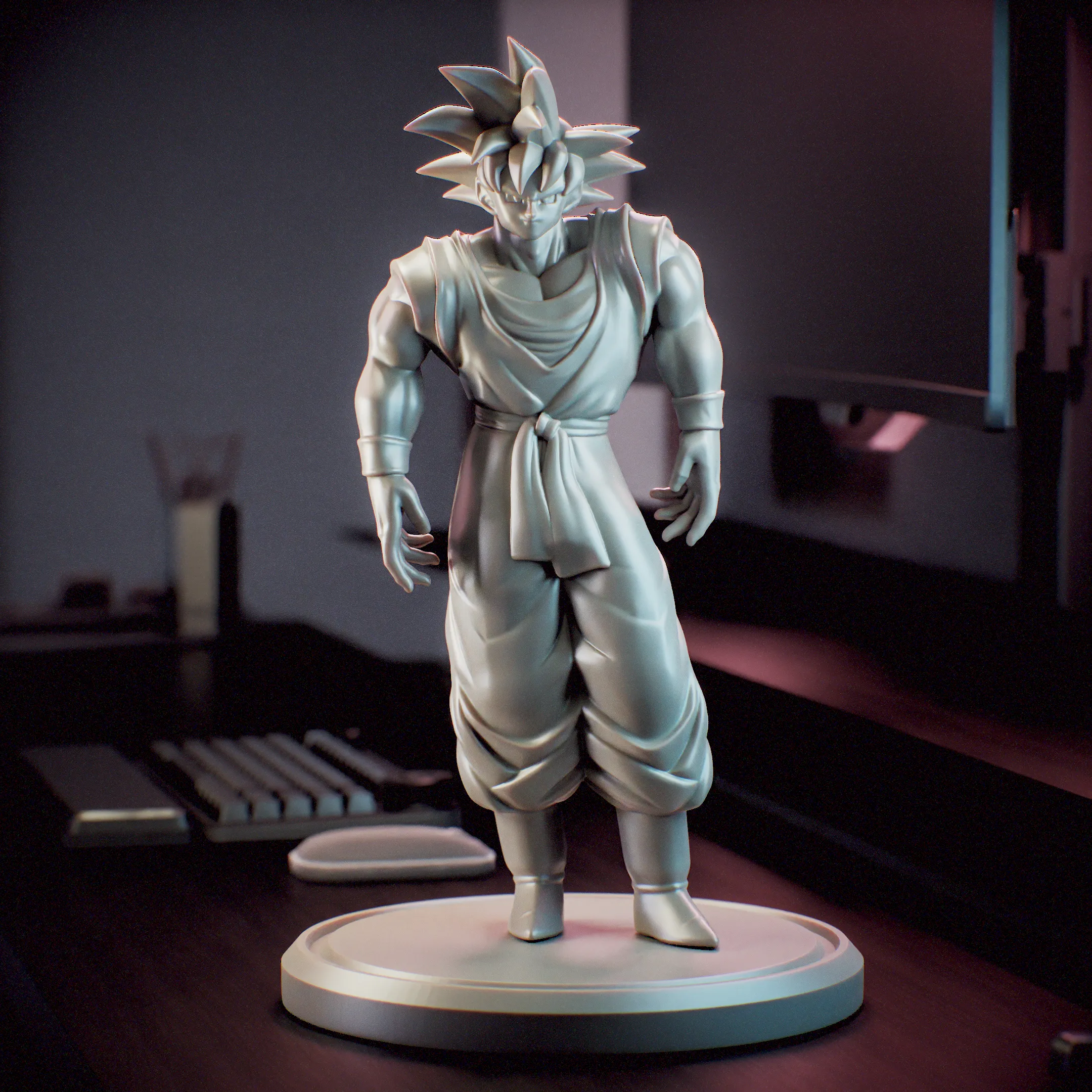 Dragon Ball Z - Goku Separated by parts - Adapted to print