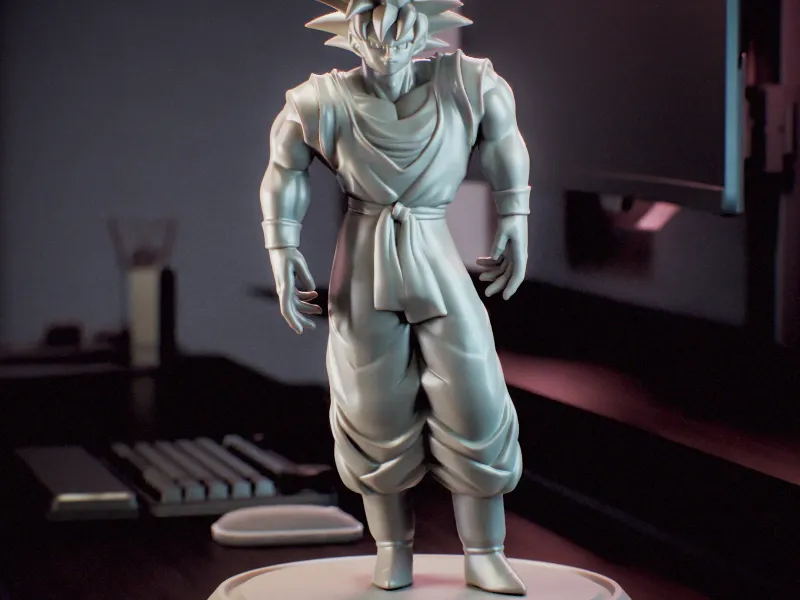 Dragon Ball Z - Гоку, разделенный на части - Адаптирован для печати