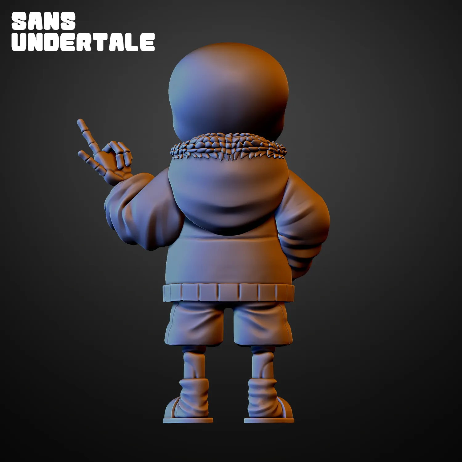 Sans Undertale Character 3D model 3D printable