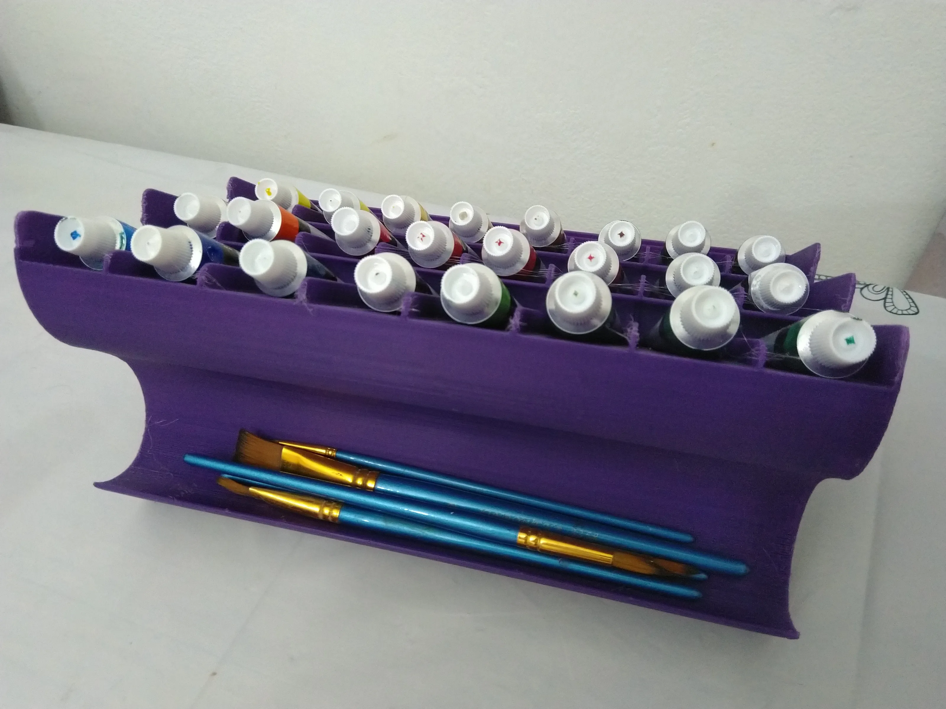 Organizador de pinturas acrilicas