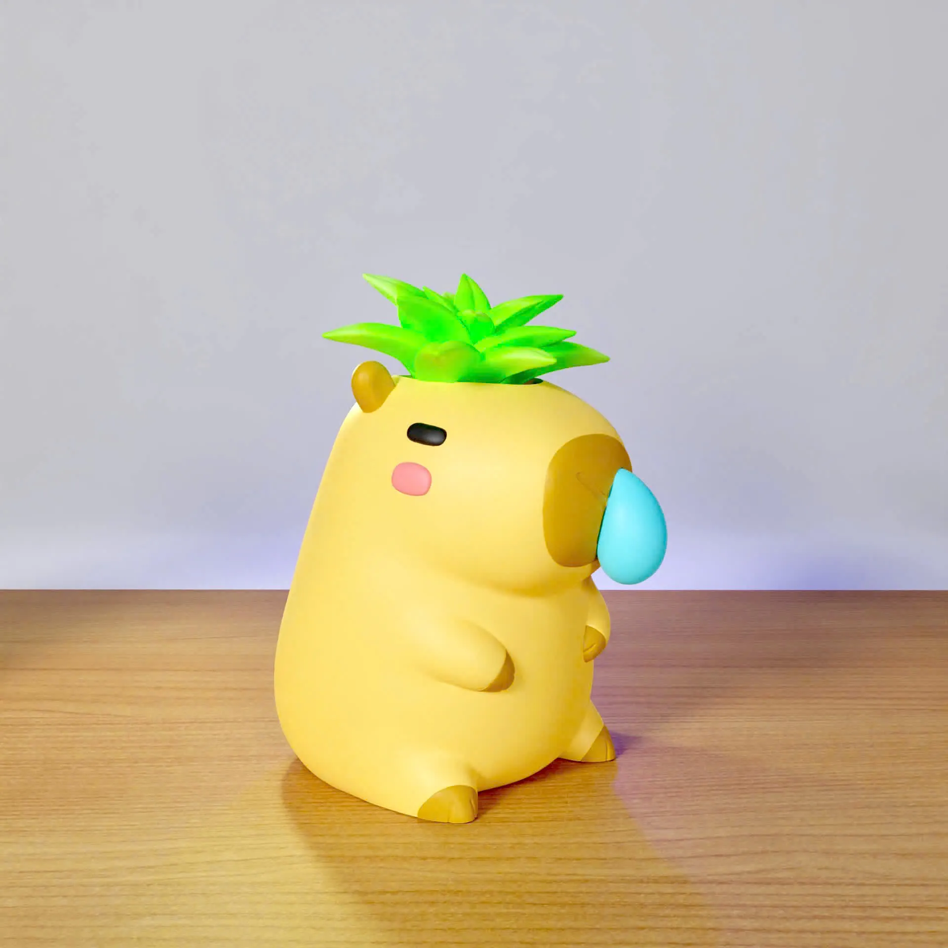 Cute Capybara - Pen Holder & Planter