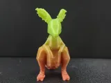 Low poly kangaroo keychain-3
