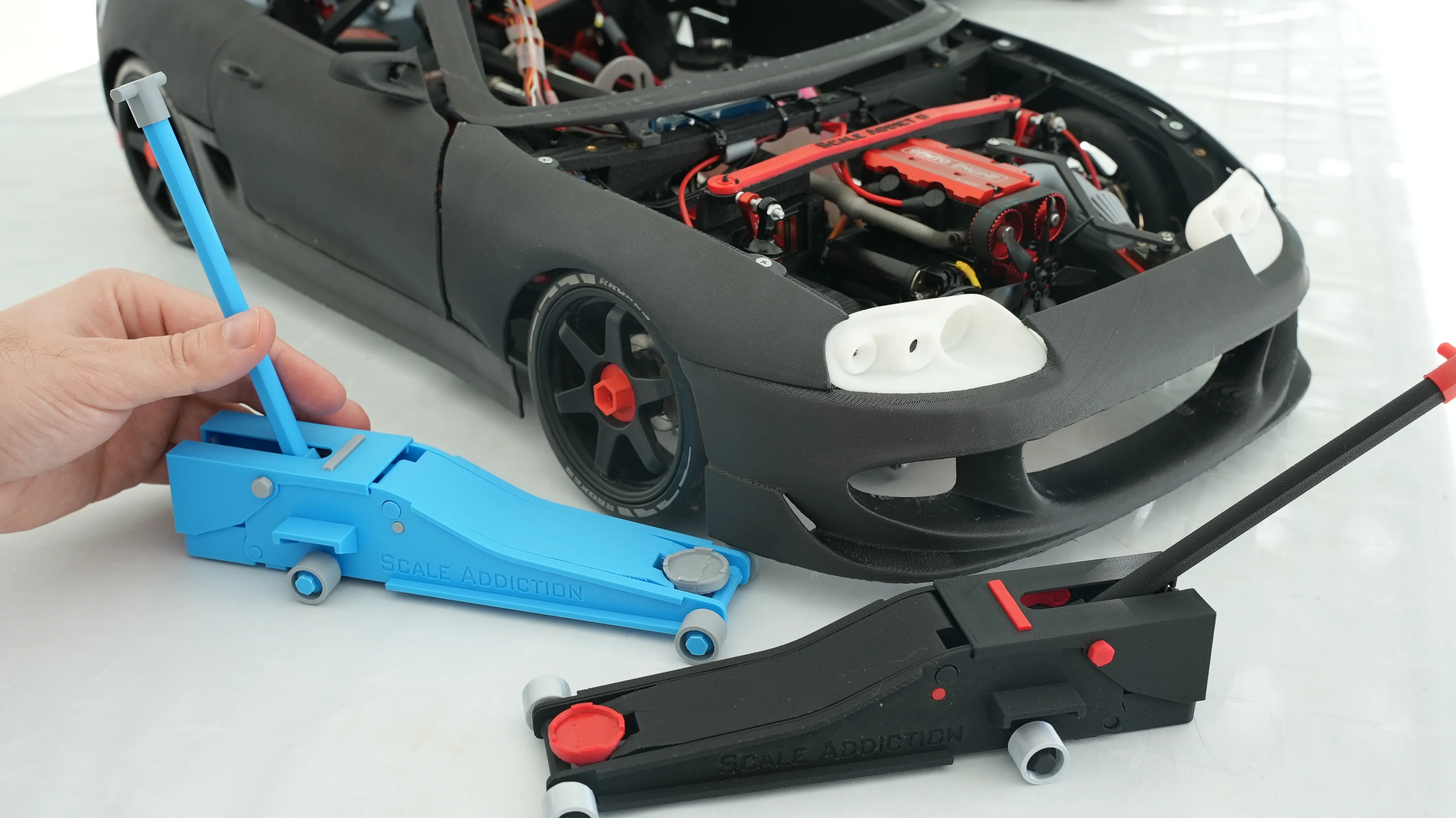 fully 3d printed Hydraulic like jack ( No hardware )