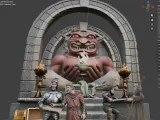 1978 Advanced Dungeons and Dragons Player's Handbook Diorama-7