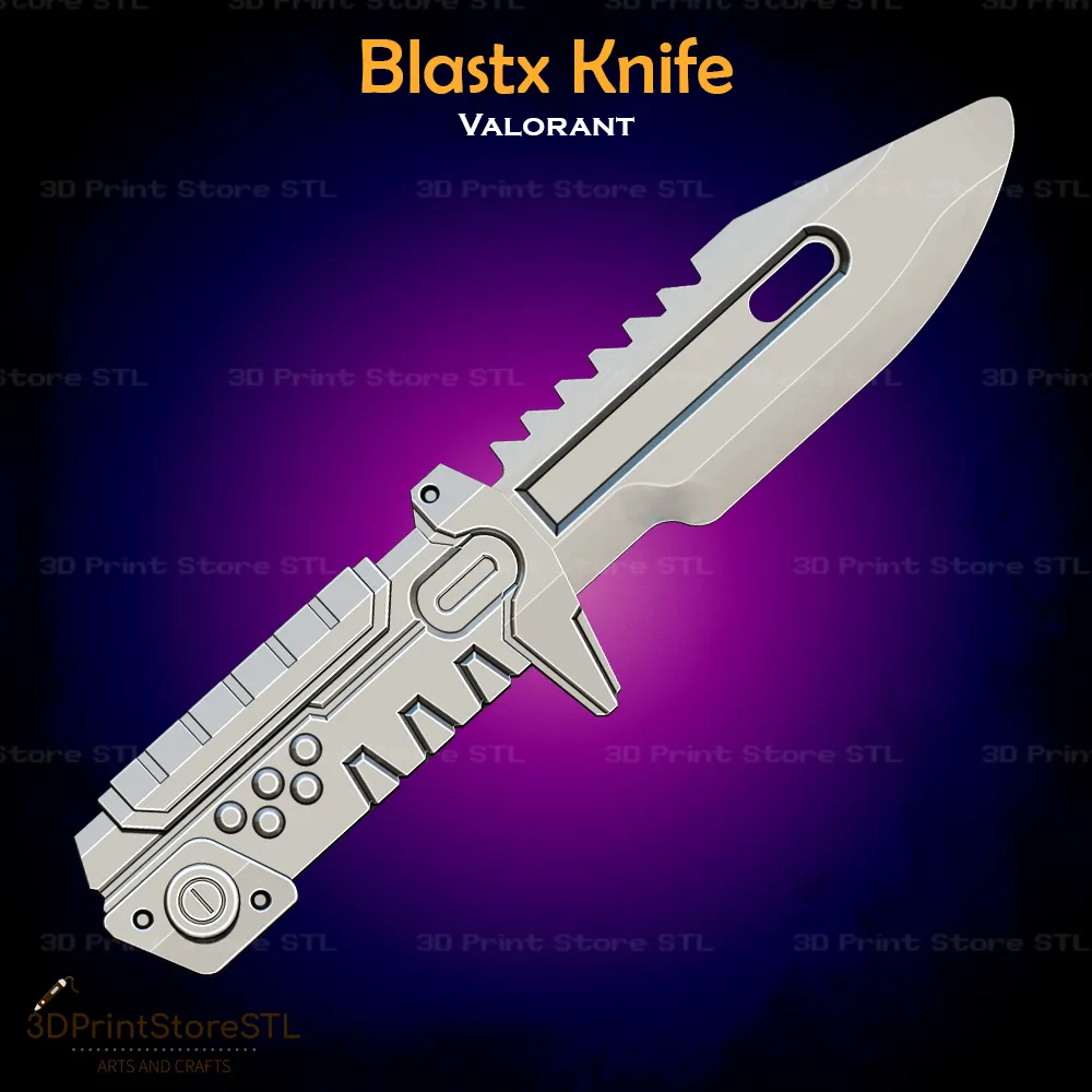 Blastx Knife Cosplay Valorant - STL File