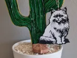 Chinchilla Persian keychain+magnet-3