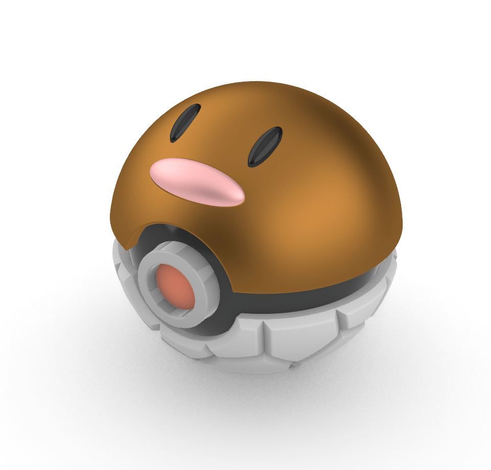 Pokeball 50 Diglett | 3D models download | Creality Cloud