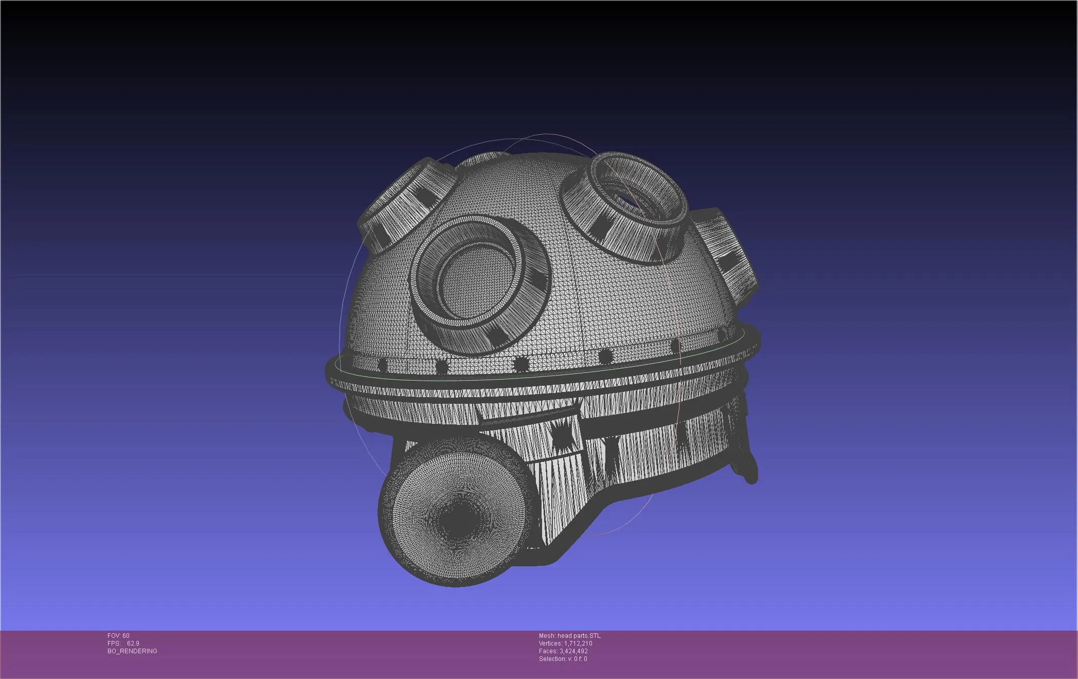 Ultrakill Gutterman Helmet