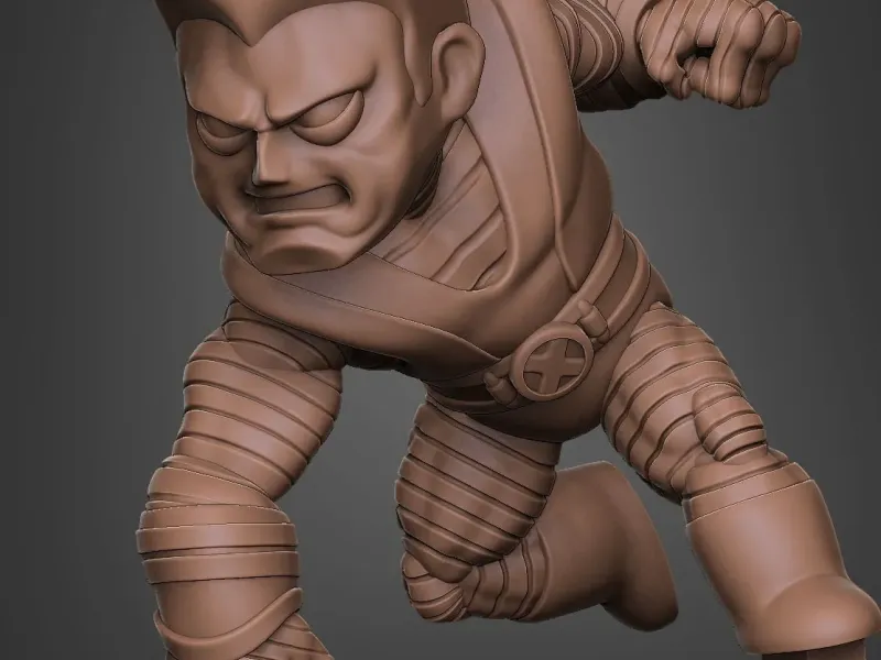Colossus Chibi – The Steel Mutant Figurine