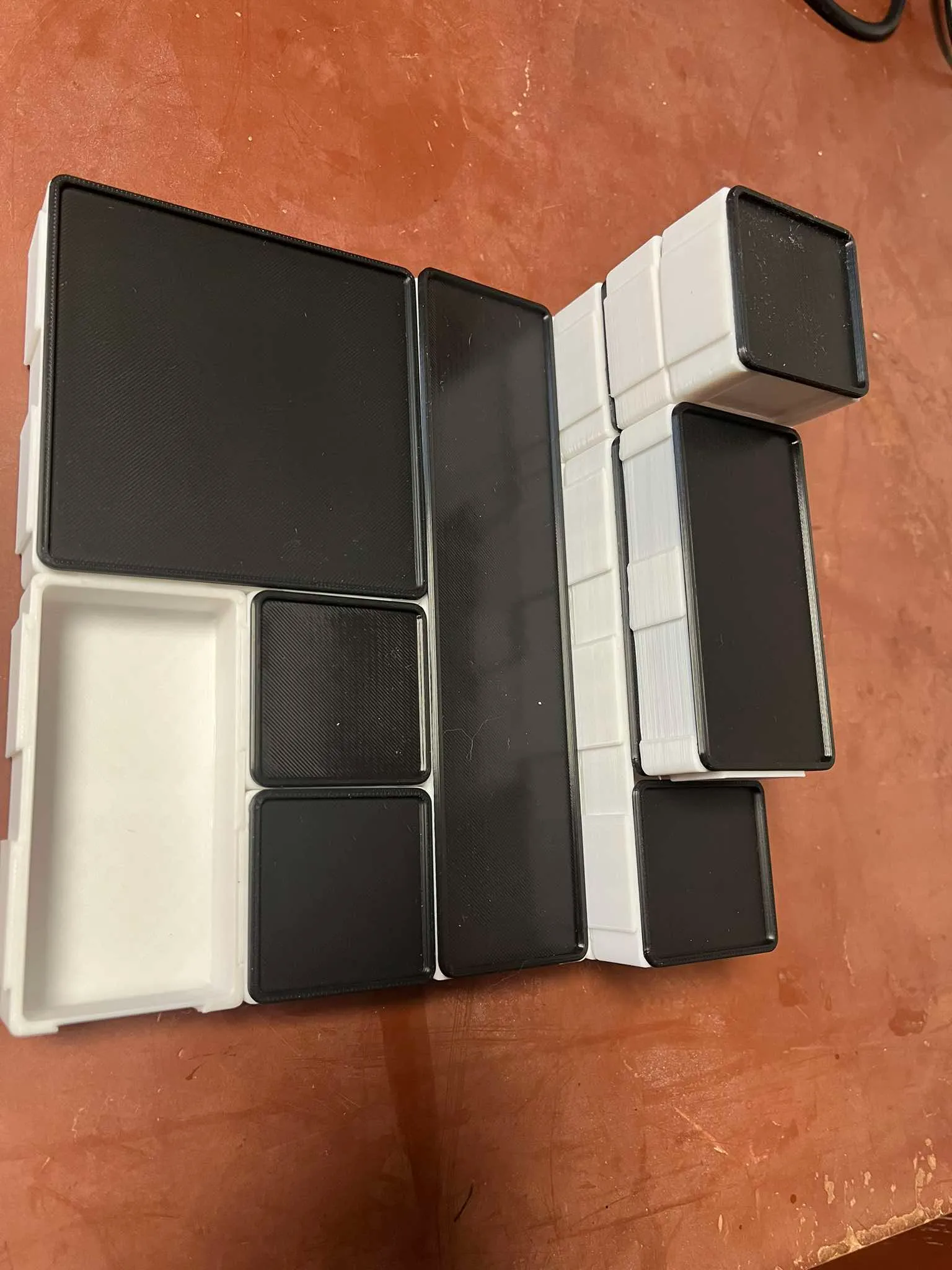 Manager, organizer, Modular boxes 50x50x20 mm module