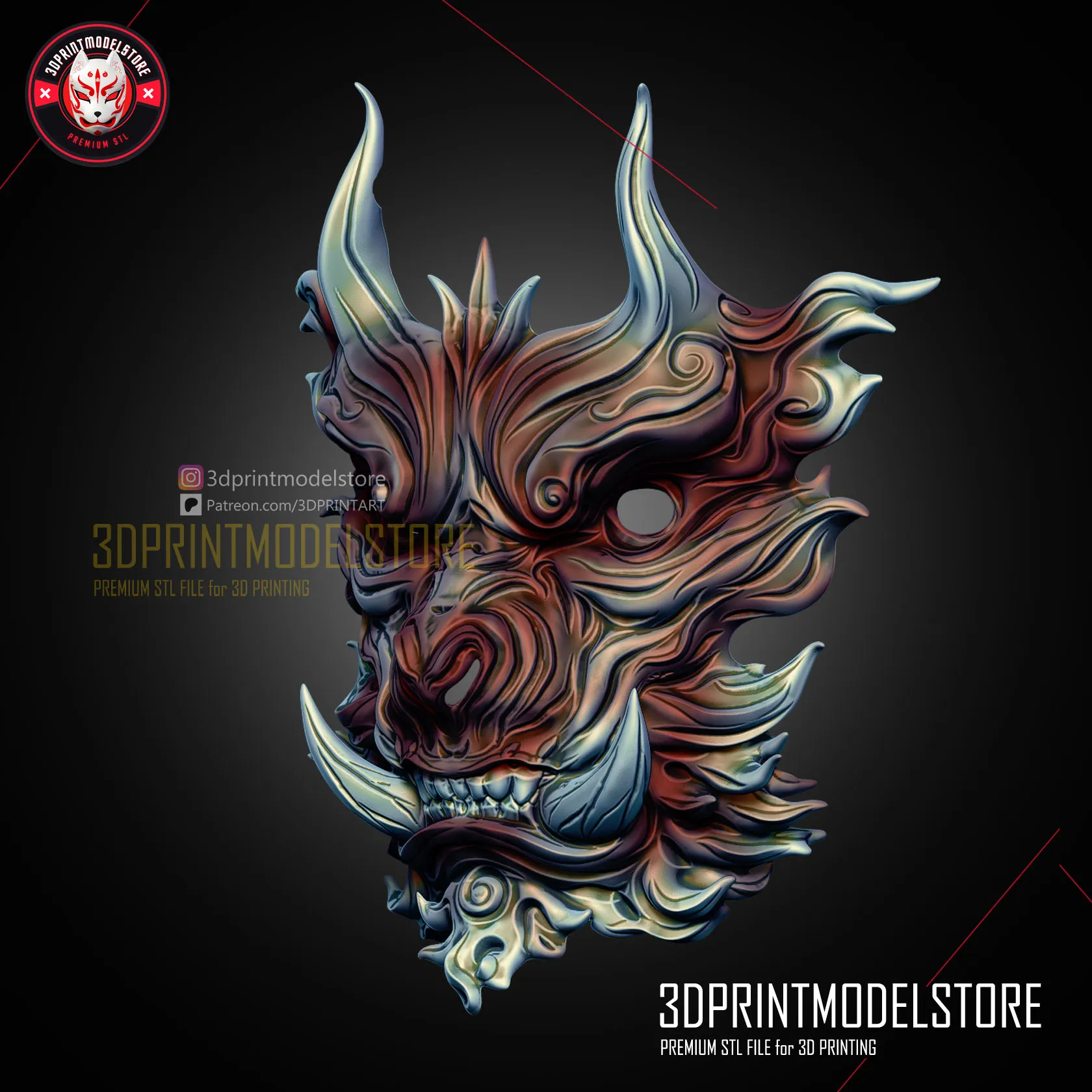 Black Myth Wukong - Bronze Monkey Mask - Premium STL
