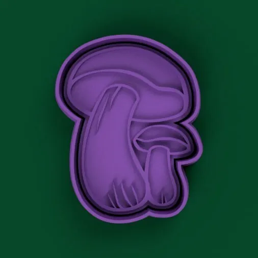 Cortante + Estampa de Hongo / Mushroom Cutter + Stamp