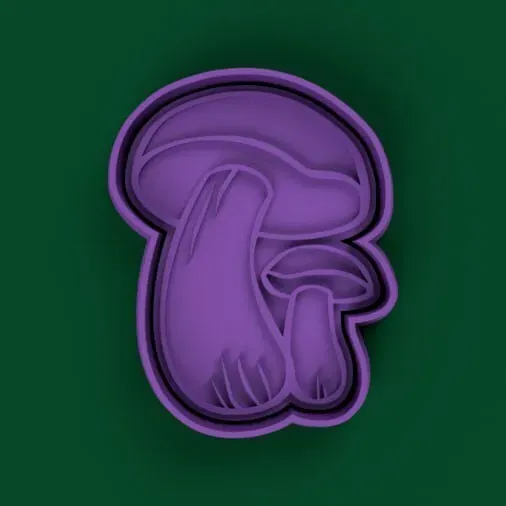 Cortante + Estampa de Hongo / Mushroom Cutter + Stamp