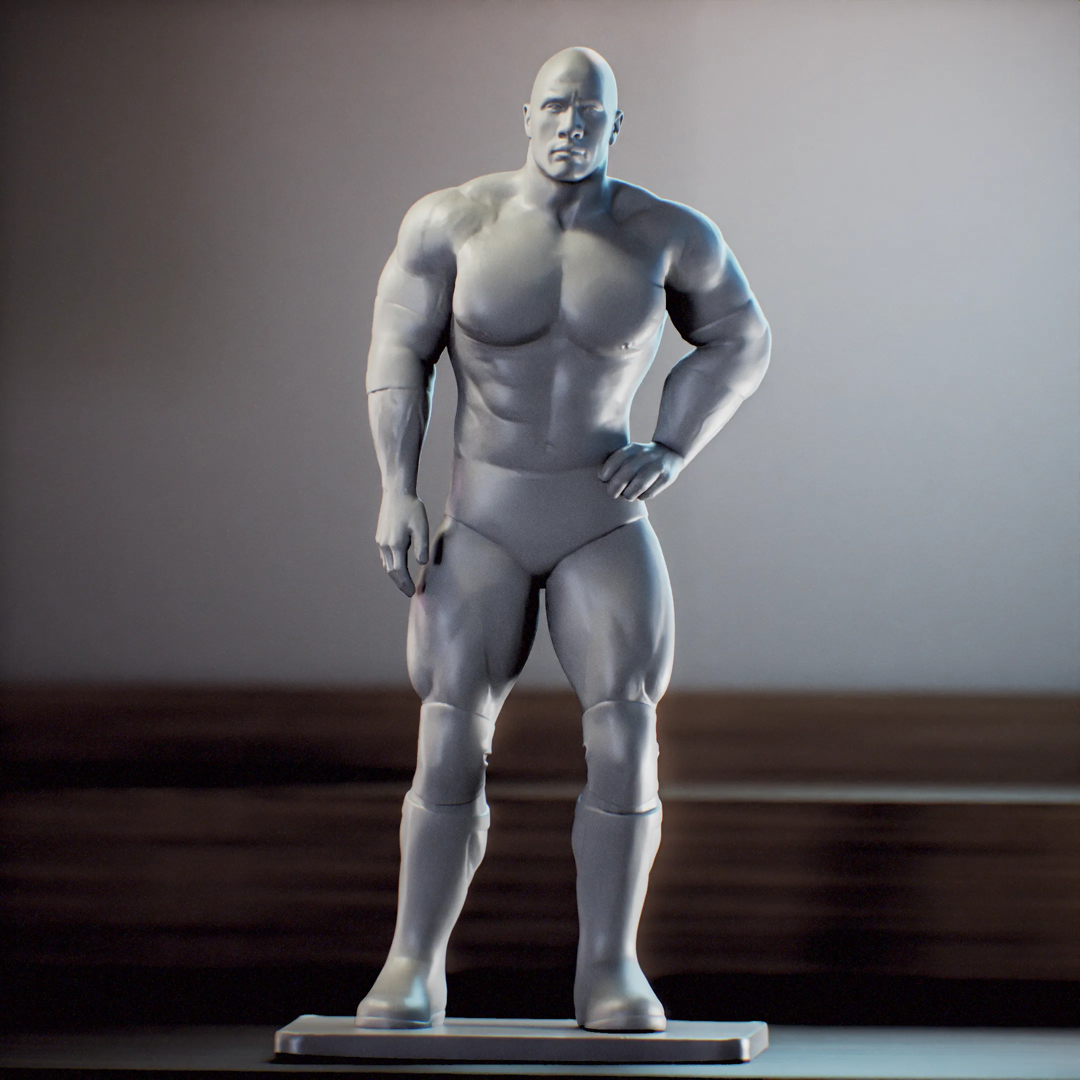 La Roca - The Rock Pose x 2 - WWE - Dwayne Johnson -