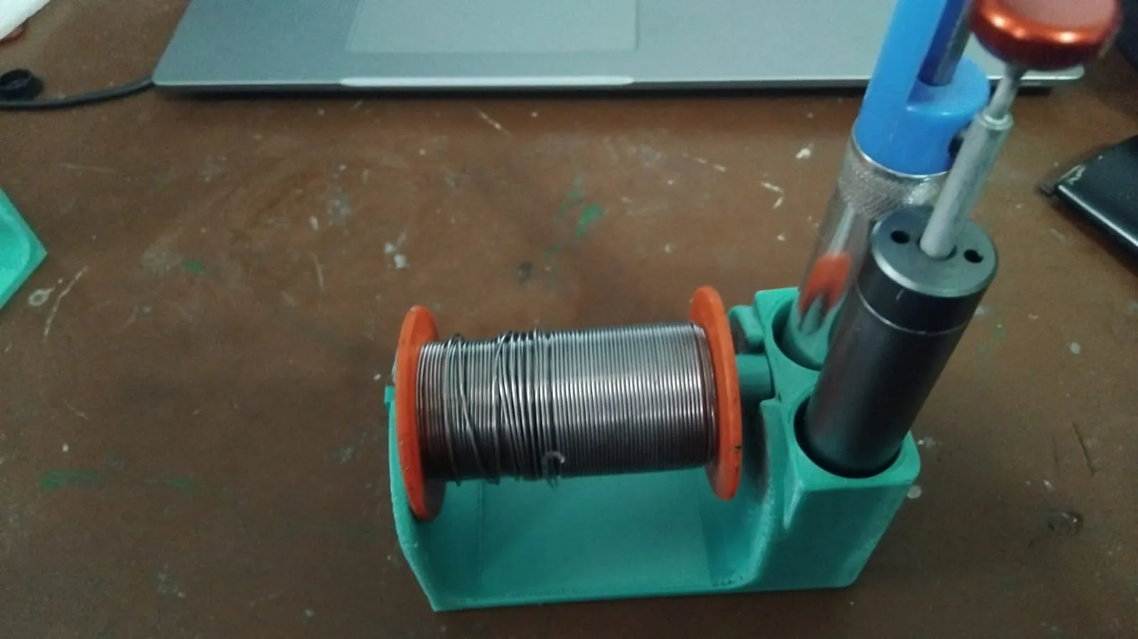 Soldering Wire Spool and vacuum pump holder