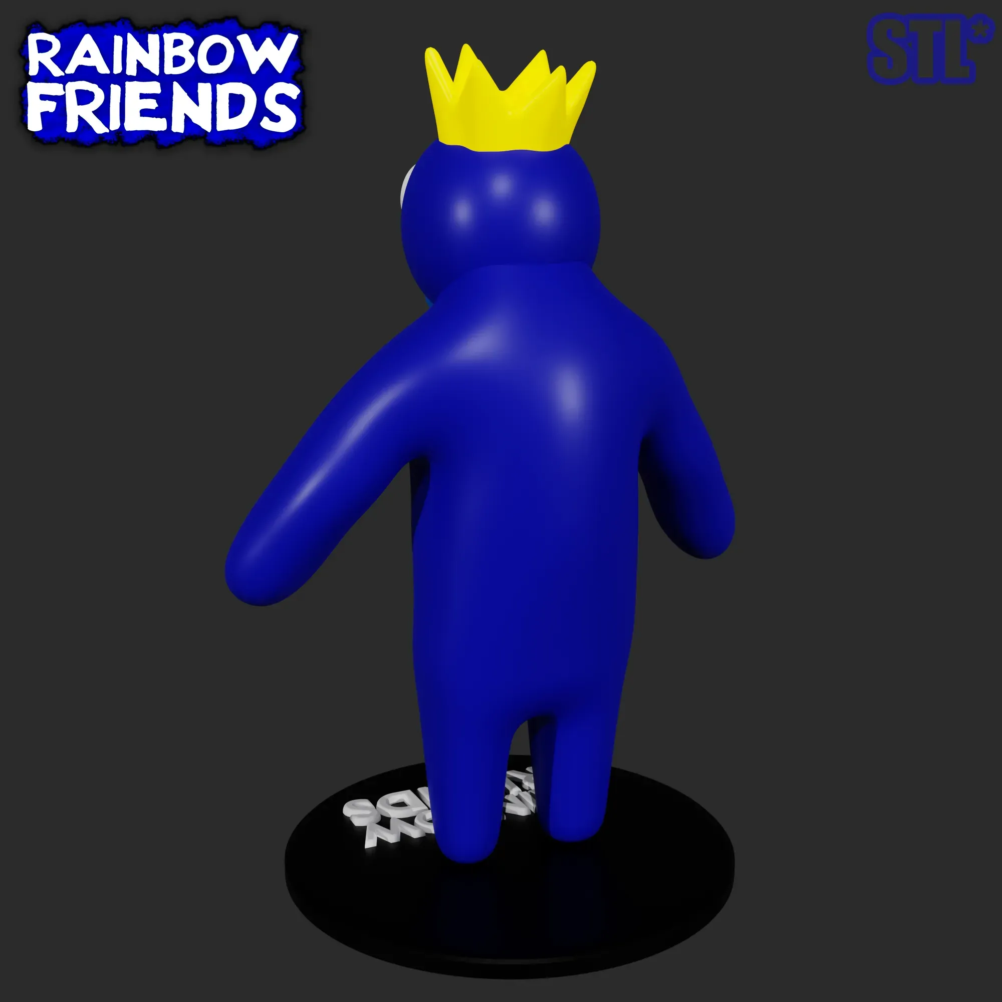Roblox Rainbow Friends blue 3d Print STL File (Download Now) 