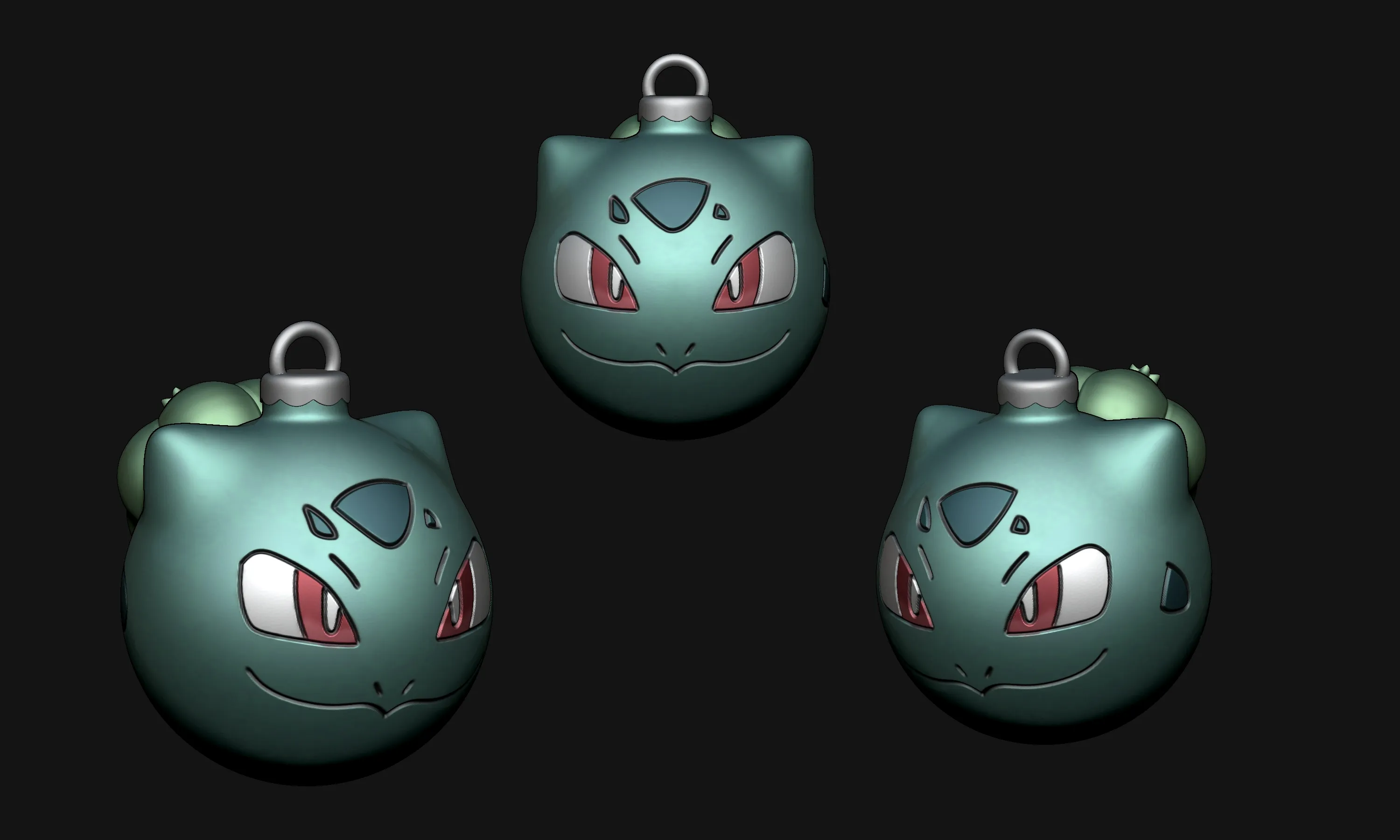 Pokemon - Ornament Charmander, Squirtle and Bulbasaur
