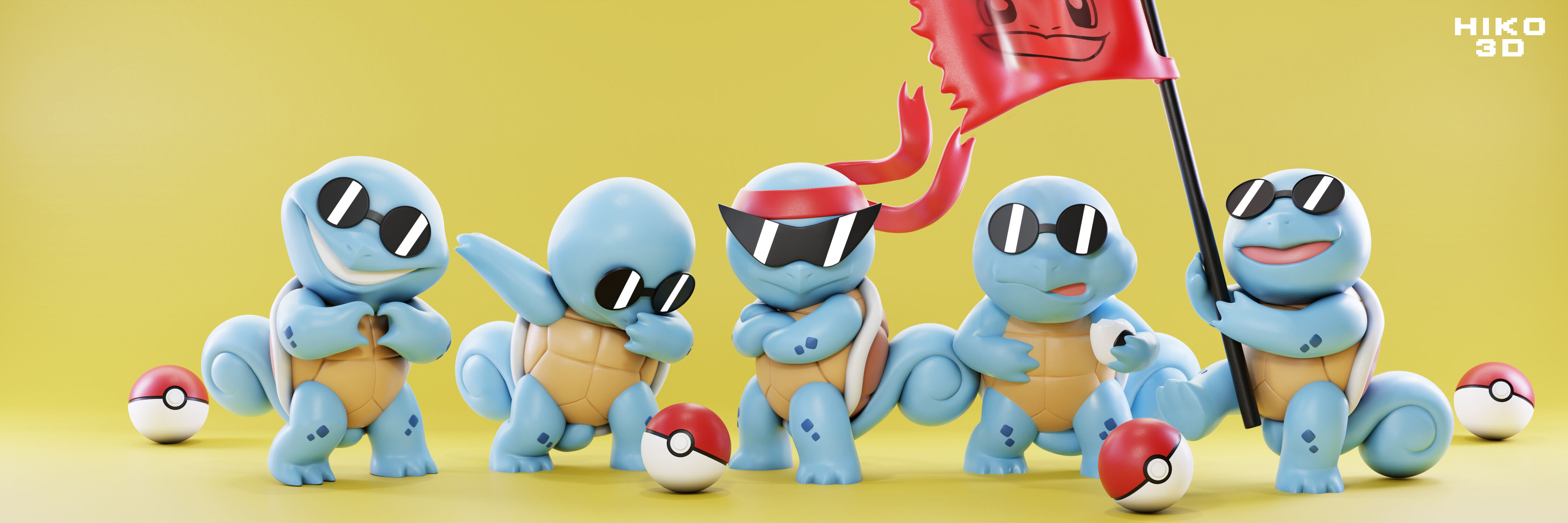 SQUIRTLE SQUAD - POKE TOYS