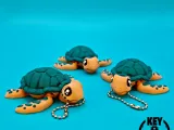 The turtle (flexi - keychain - magnet & mini!)-1
