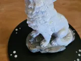 Realistischer Wolf (Heulend),Realistic Wolf (Howling)-2