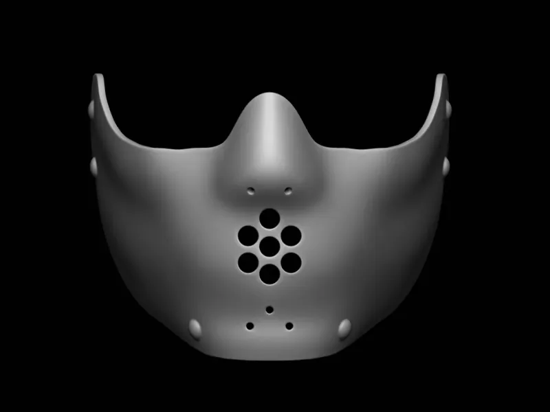 Hannibal Lecter Mask 3d digital download
