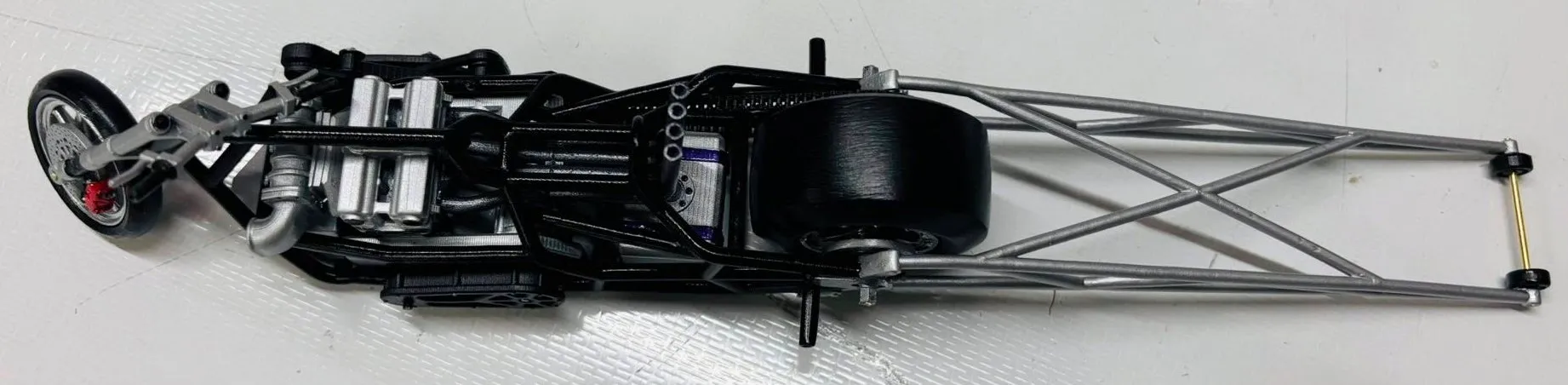 Top fuel dragster motorcycle Scale 1:25-4