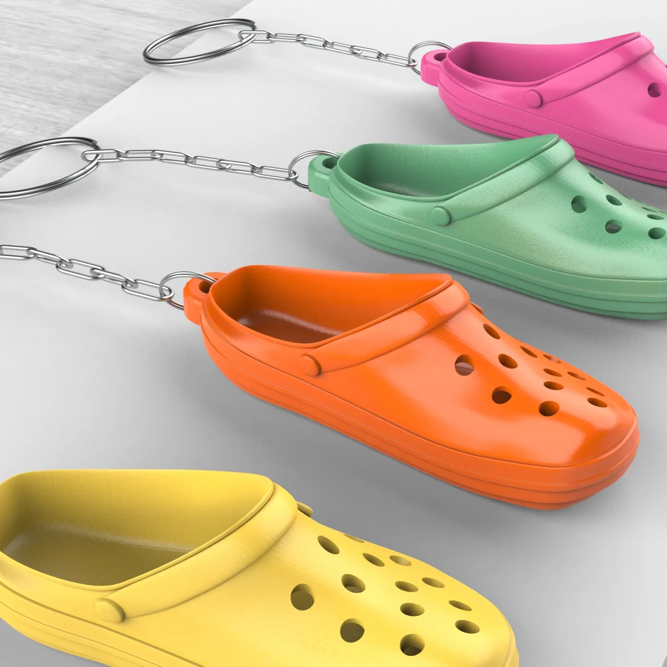 Mini Cr0cs Shoe Keychain, Fun Accessory, for Keys or Bags