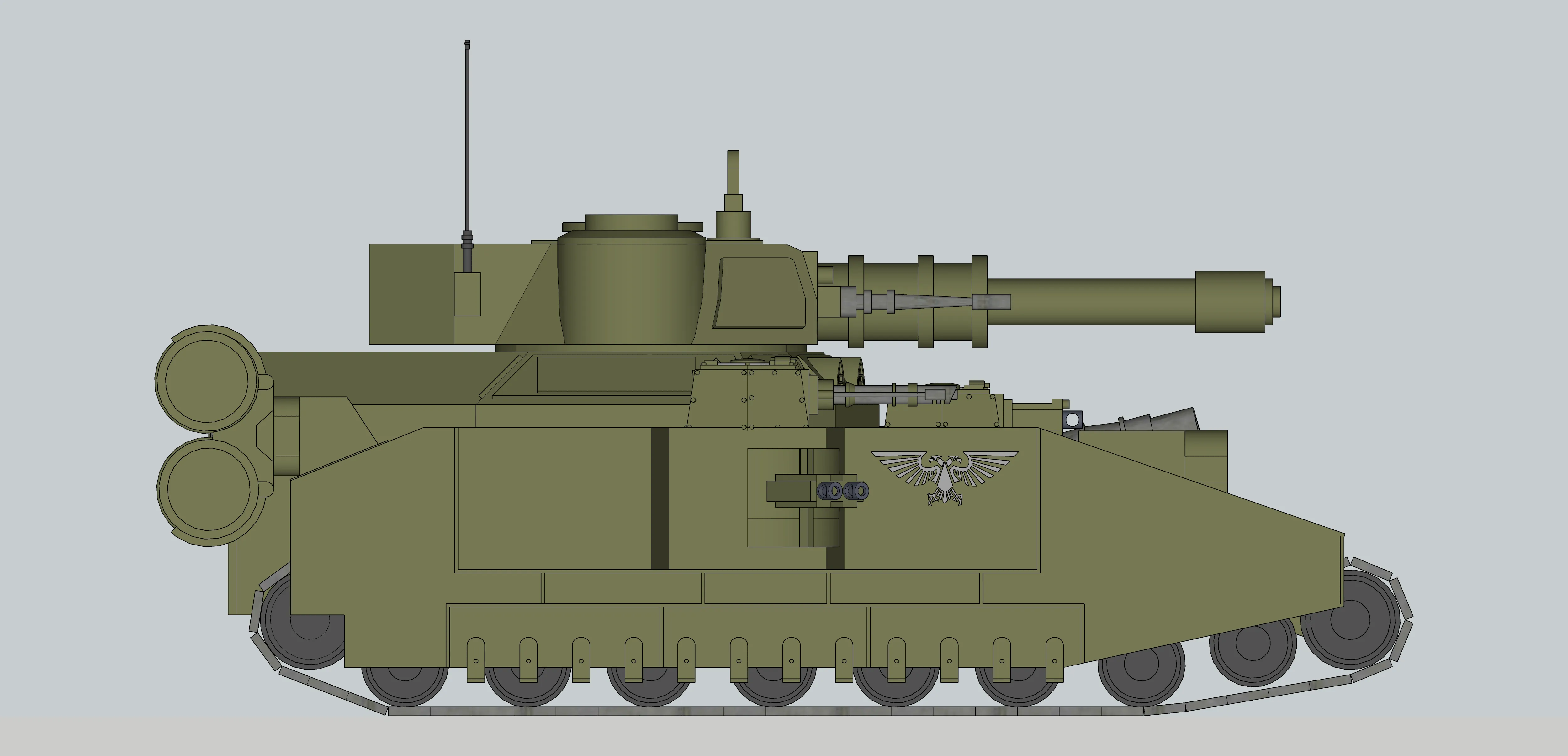 imperial Baneblade tank Warhammer 40k