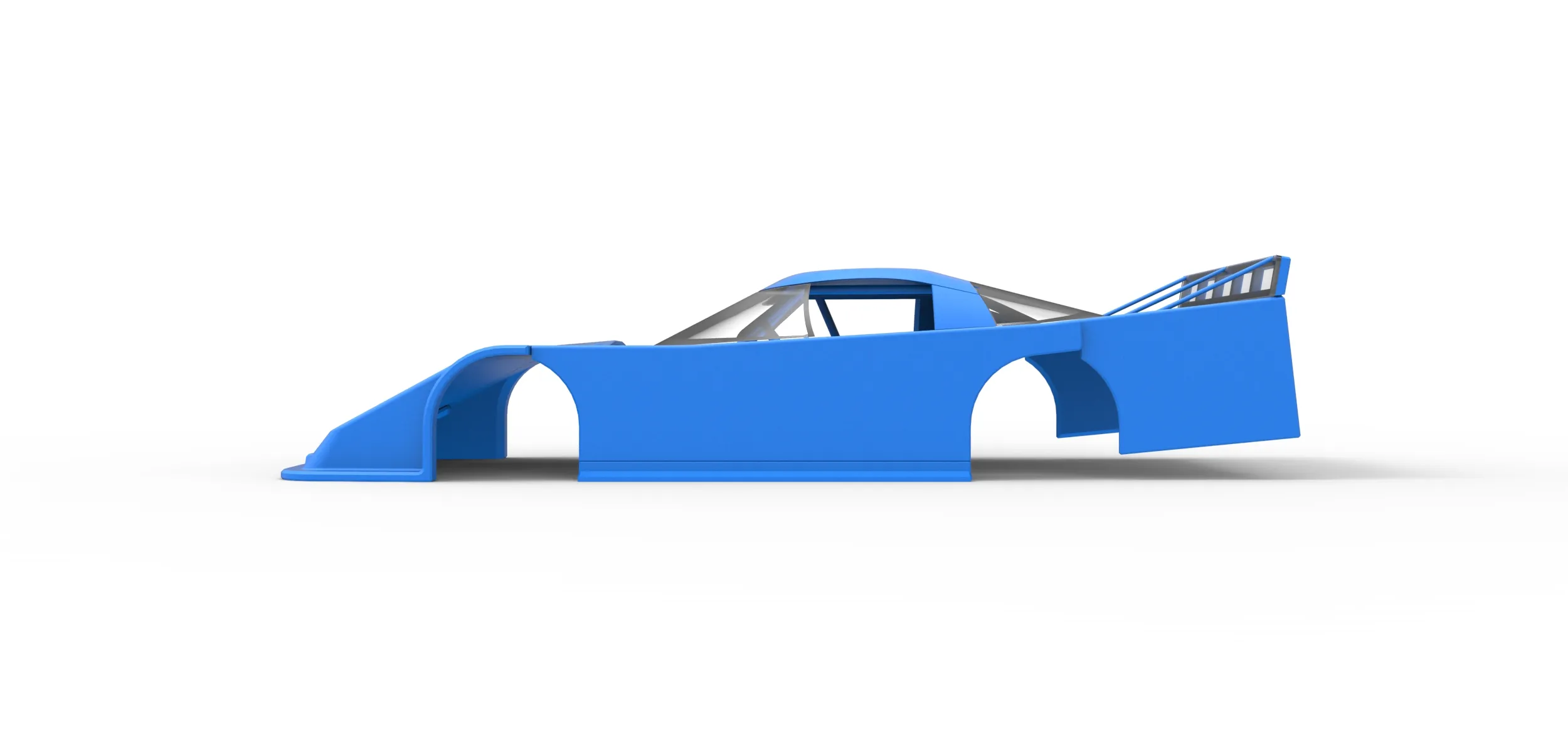 Shell of Asphalt Outlaw Super late model Scale 1:25