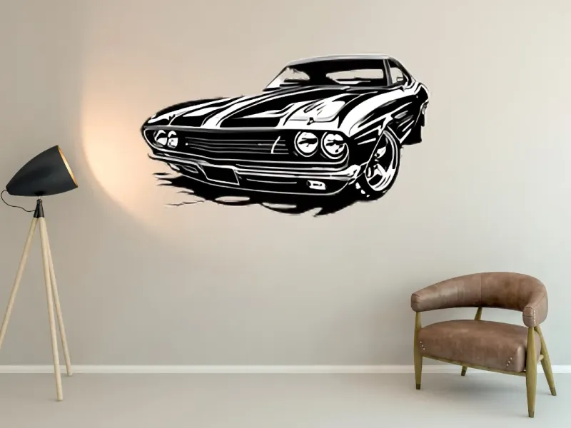 Iconic Mustang wall art