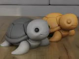 Cute Minimalist Turtle 3D Printable STL Model-8