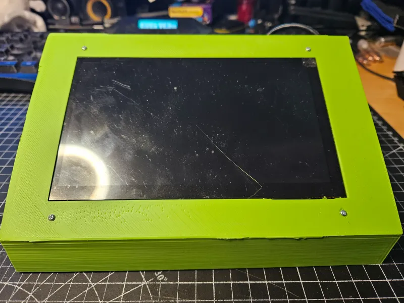 Raspberry PI 3/4 7" touchscreen holder and PI mount