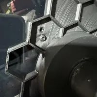 Creality K1 honeycomb style side mounts kit-2