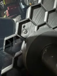 Creality K1 honeycomb style side mounts kit-2