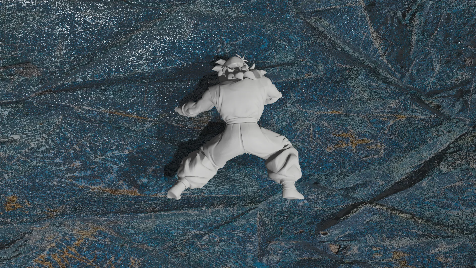 Yamcha Dragon Ball Z #3 Optimized for 3D Printing