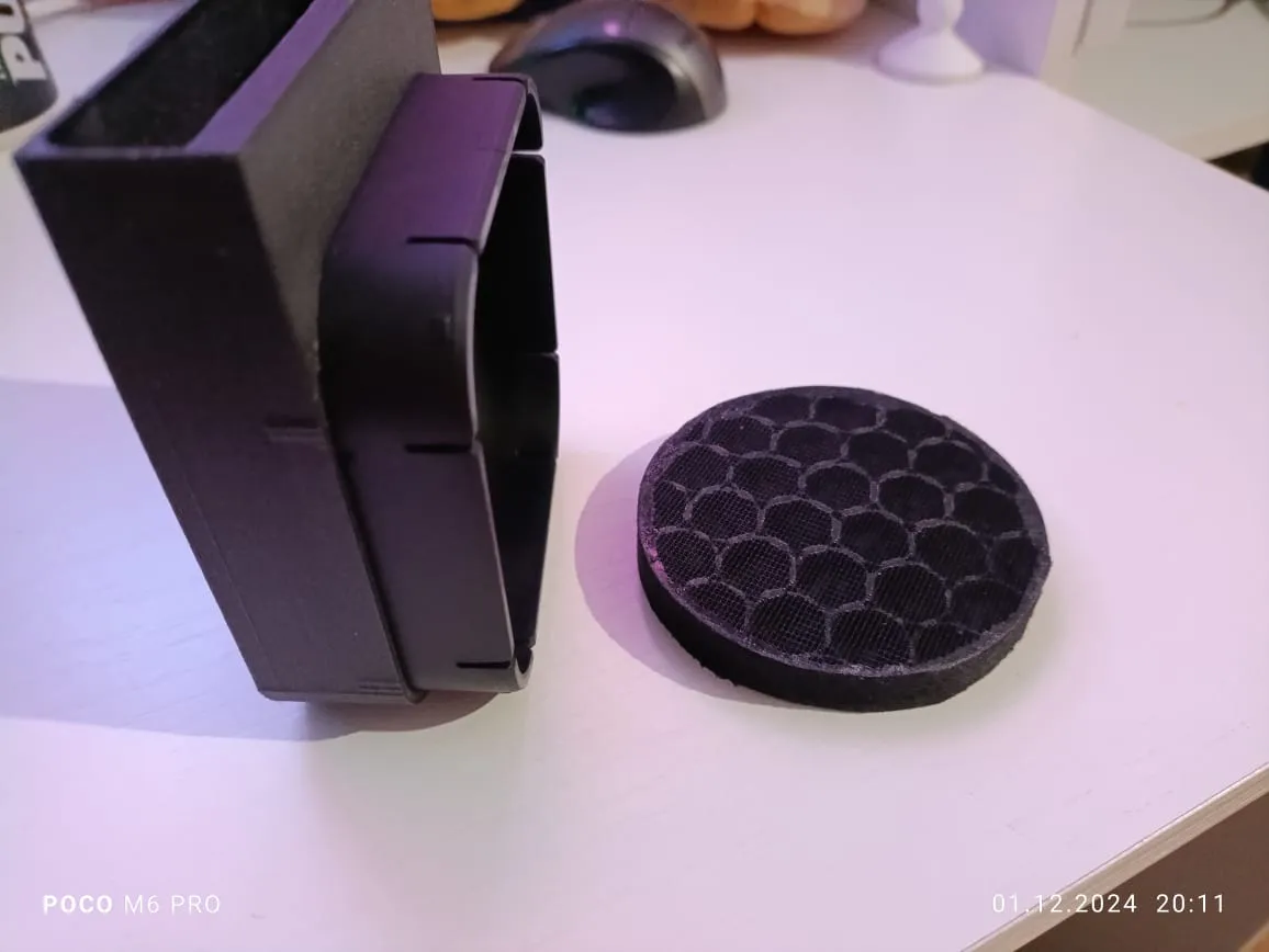 Simple K1C Filter Adapter Exhaust Airflow