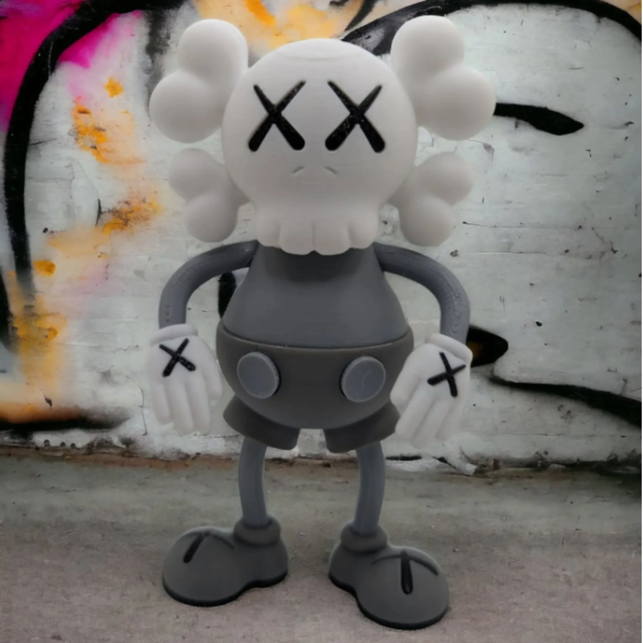 Other STL Download - Kaws x Bounty Hunter Skull Kun Art Toy Fan