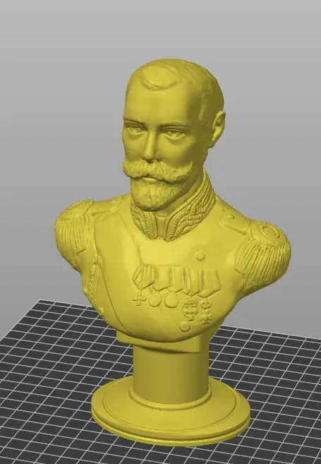 Бюст Николая II