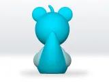 Sprunki Sky Duck STL file, Sprunki 3D Model Character Fanart-3