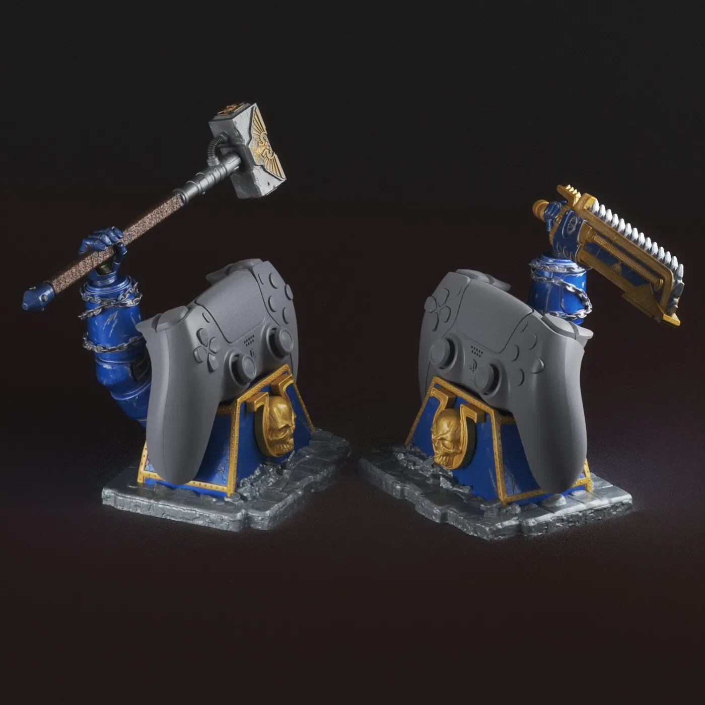 STAND CONTROL PS5 - WAR-HAMMER , SPACE-MARINE