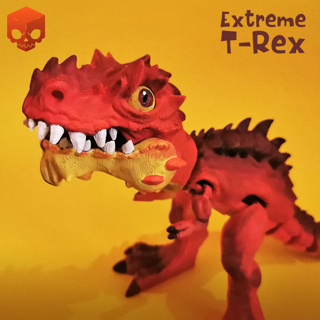 Chrome t-rex 3d by trashydevy