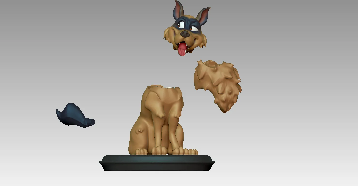 Cane stilizzato (ispirato a Disney Pixar)