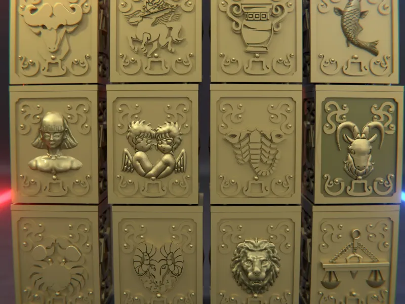 Pandora Box – 12 Zodiac Signs Collection | Saint Seiya Fan A