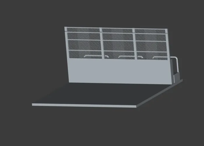 Vehicles & Machinery STL Download - diorama pitlane straight for 1/43 ...