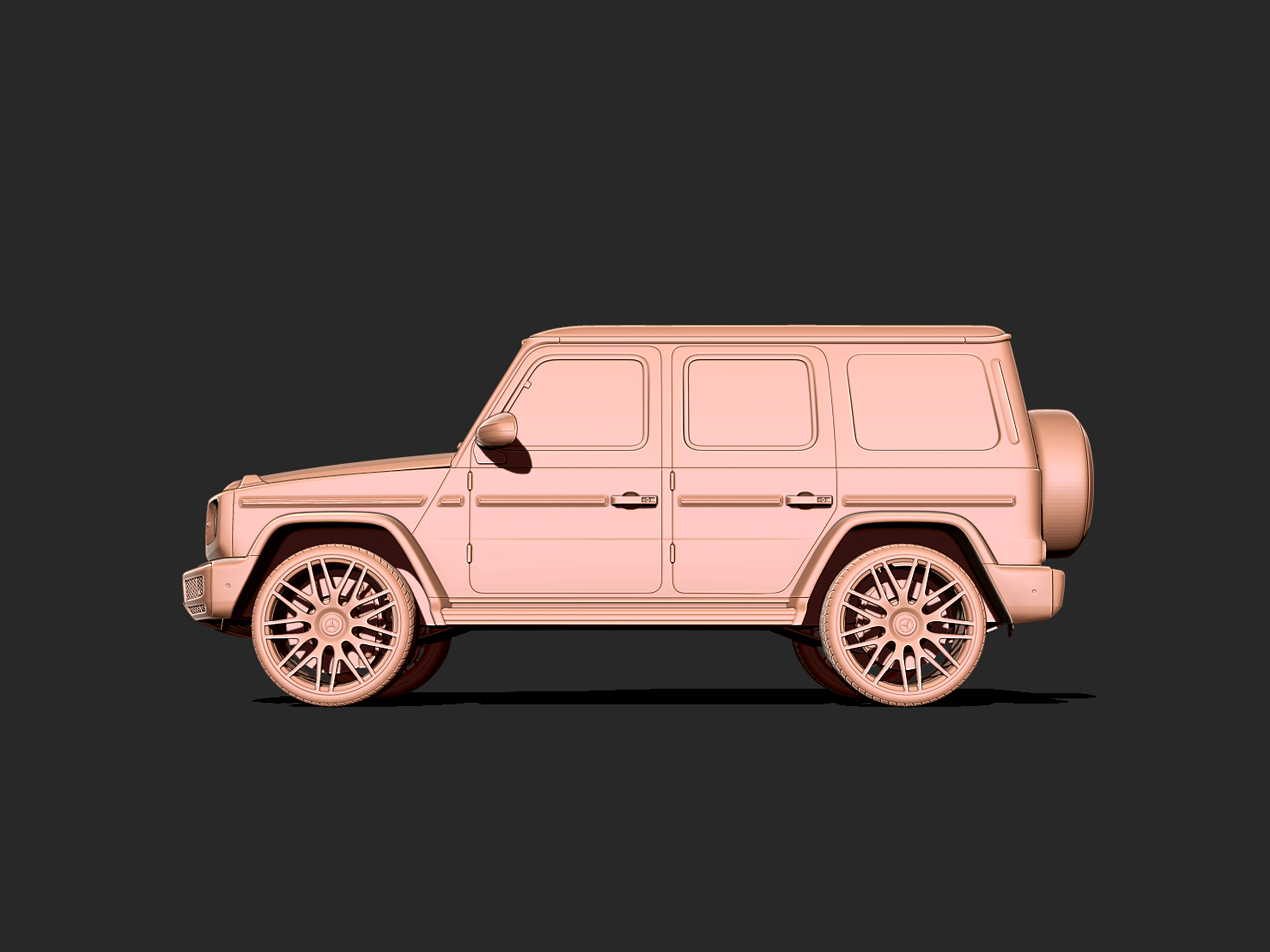 Mercedes Benz G Class G63 3d Print Model 3d Models Download Creality Cloud 2883